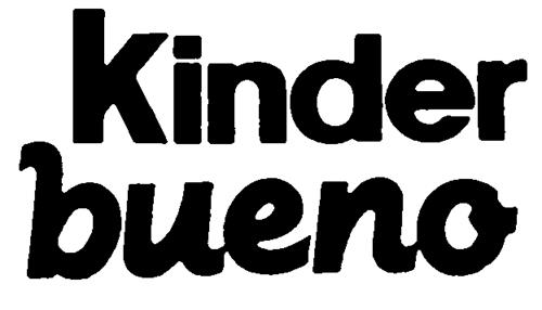 KINDER BUENO Logo trademark