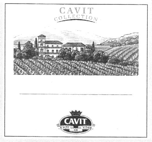 CAVIT COLLECTION - CAVIT A VITE AD VITAM & DESIGN trademark