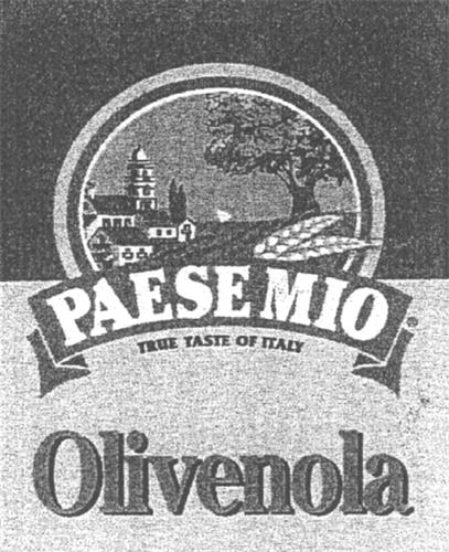 OLIVENOLA PAESE MIO AND DESIGN trademark