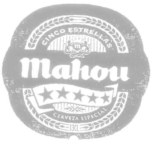 MAHOU CINCO ESTRELLAS & Design trademark