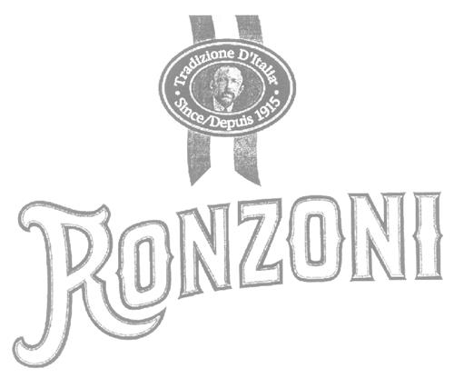 RONZONI TRADIZIONE D'ITALIA SINCE/DEPUIS 1915 & DESIGN trademark