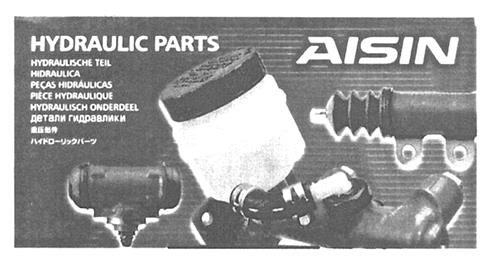 HYDRAULIC PARTS AISIN & DESIGN trademark