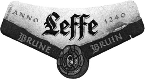 LEFFE BRUNE-BRUIN LABEL & DESIGN trademark