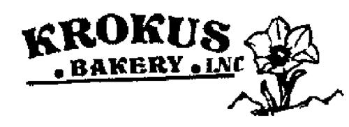 KROKUS BAKERY INC & DESIGN trademark