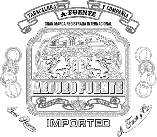 ARTURO FUENTE and 8-5-8 Design trademark