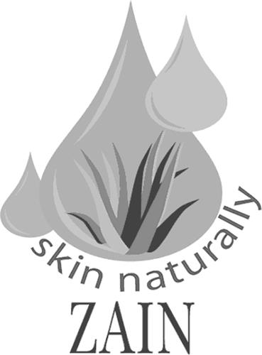 ZAIN SKIN NATURALLY and design trademark