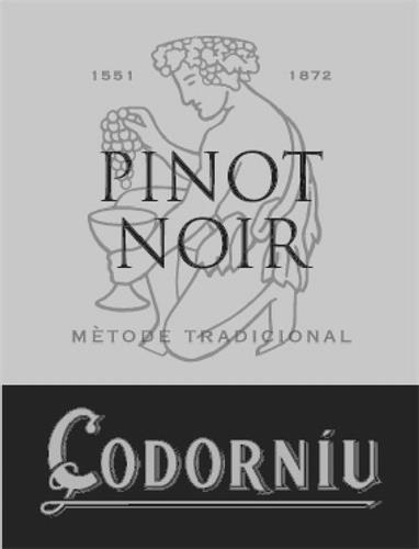 PINOT NOIR CODORNÍU & Design trademark