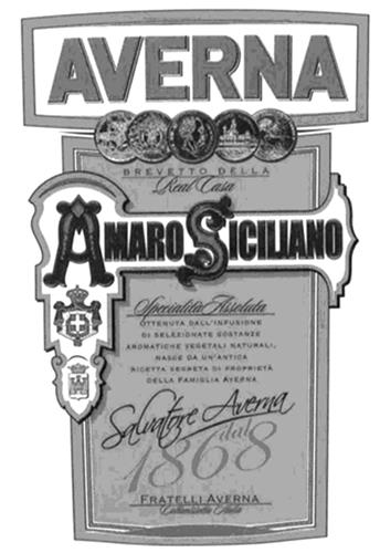 AVERNA AMARO SICILIANO & Design trademark