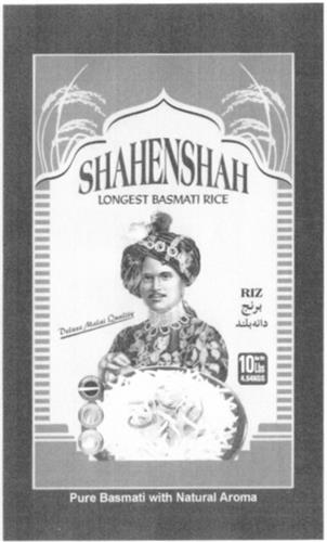 SHAHENSHAH & DESIGN trademark