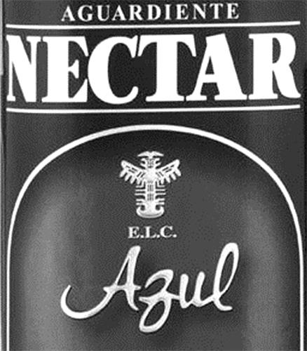 AGUARDIENTE NECTAR AZUL & Design trademark