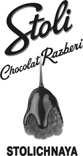 STOLI CHOCOLAT RAZBERI STOLICHNAYA & DESIGN trademark