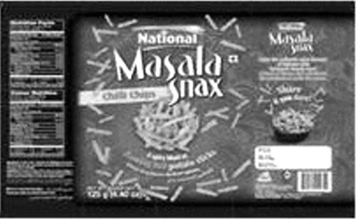 MASALA SNAX RED DESIGN trademark