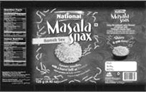 MASALA SNAX BLUE DESIGN trademark