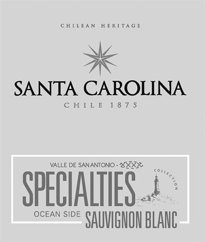 SANTA CAROLINA Specialties Label trademark