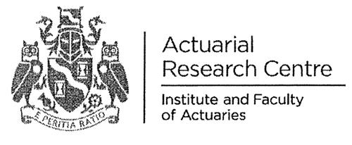 ACTUARIAL RESEARCH CENTRE INSTITUTE AND FACULTY OF ACTUARIES and Design trademark