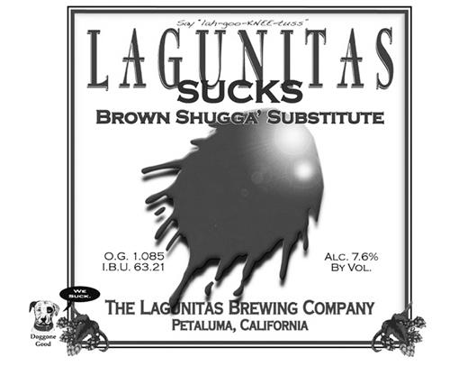 LAGUNITAS SUCKS AND DESIGN trademark