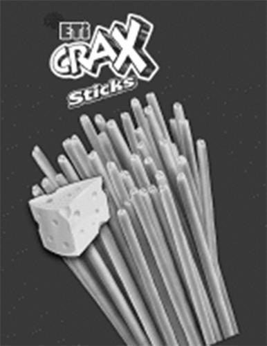 ETI CRAX STICKS & Design (color) trademark