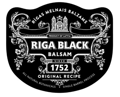 RIGA BLACK BALSAM & DESIGN trademark