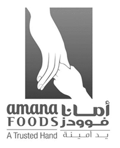 amana FOODS, A Trusted Hand & Device trademark