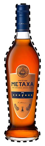 METAXA 7* label features Design trademark