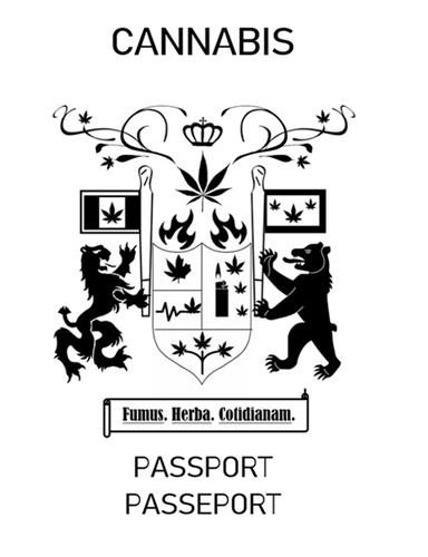 Cannabis Passport Passeport Ascendit. Fumus. Cotidianam. & Design trademark