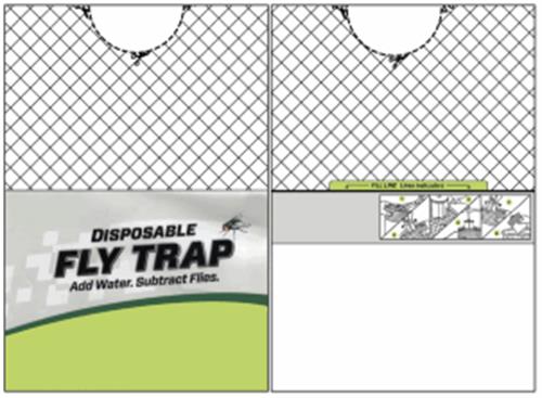 DISPOSABLE FLY TRAP Design trademark