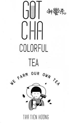 GOT CHA COLORFUL TEA & Design trademark