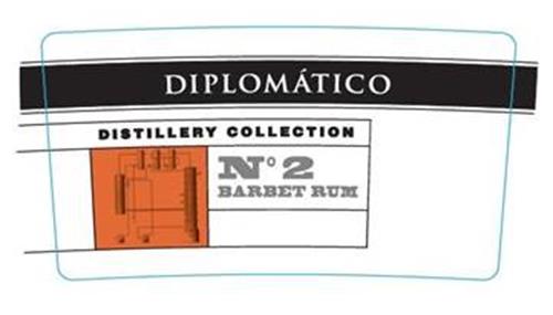 DIPLOMATICO DISTILLERY COLLECTION Nº 2 BARBET RUM & Design trademark