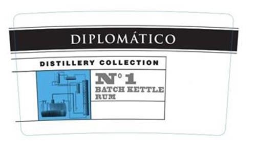 DIPLOMATICO DISTILLERY COLLECTION Nº 1 BATCH KETTLE RUM & Design trademark