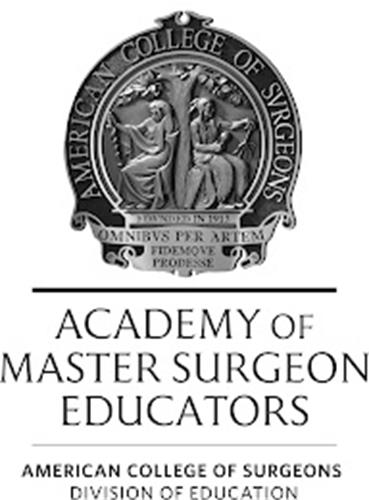 AMERICAN COLLEGE OF SURGEONS ACADEMY OF MASTER SURGEON EDUCATORS and design trademark