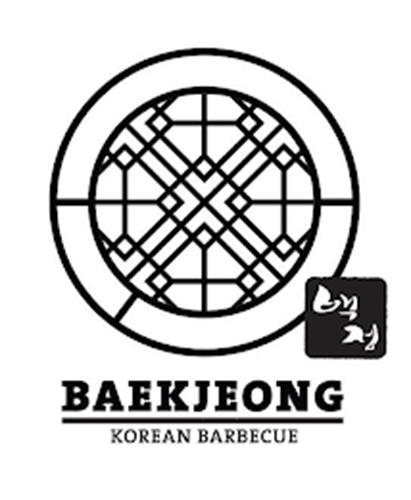 BAEKJEONG KOREAN BARBECUE & Design trademark