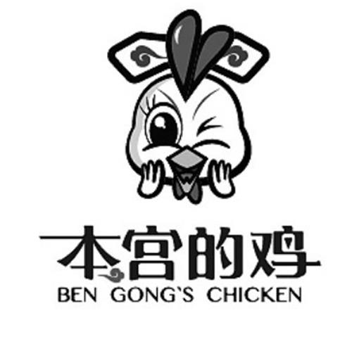 BEN GONG'S CHICKEN & Chinese Characters & Logo trademark