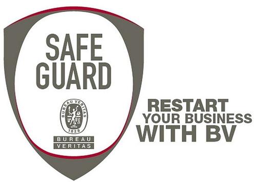 SAFE GUARD BUREAU VERITAS - RESTART YOUR BUSINESS WITH BV trademark