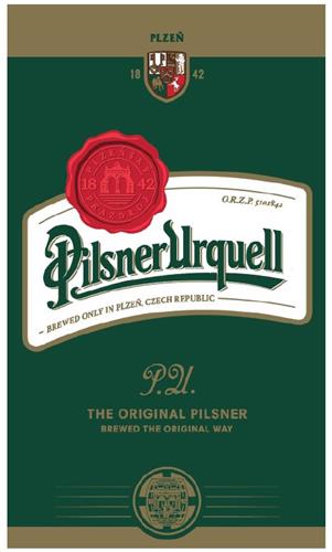 PILSNER URQUELL CAN FRONT DESIGN trademark