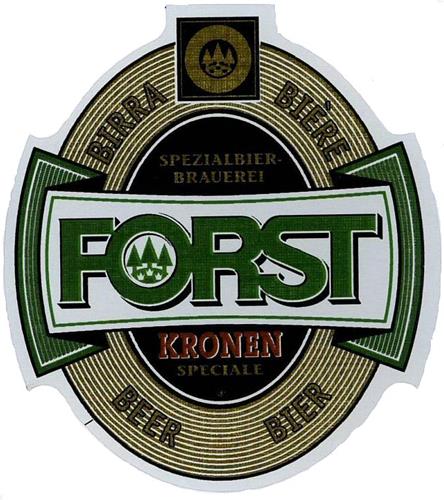 FORST KRONEN SPECIALE SPEZIALBIER BRAUREI - BIRRA BIÈRE BIER BEER trademark