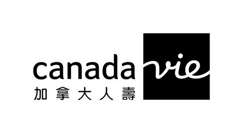 CANADA VIE INSURANCE in Stylized Traditional Chinese Characters Design (B&W) trademark