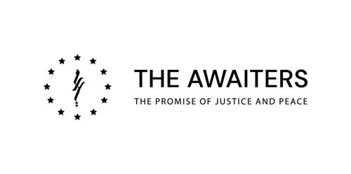 14 stars with embeded design and wordings 
The Awaiters 
Promise of Justice and Peace trademark