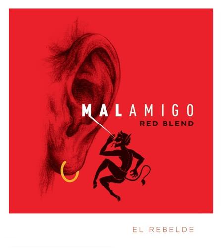 MALAMIGO RED BLEND EL REBELDE Logo trademark