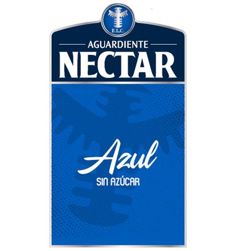 AGUARDIENTE NECTAR AZUL SIN AZUCAR Design trademark