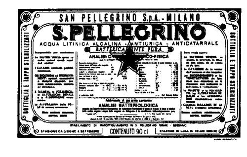 S. PELLEGRINO & DESIGN trademark