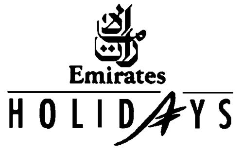 EMIRATES HOLIDAYS & DESIGN trademark