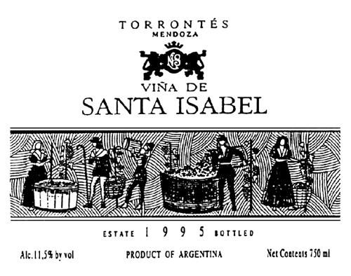 VINA DE SANTA ISABEL & DESIGN trademark