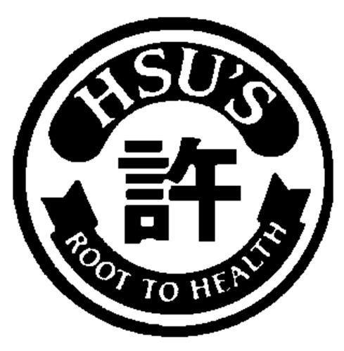 HSU'S ROOT TO HEALTH & DESIGN trademark